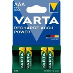 Batteria Varta AAA Ministilo Ricaricabile (550 Mah) Conf.10 Bl4