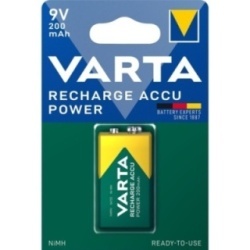 Batteria Varta 9V Ricaricabile (200 Mah) Conf.10 Bl1