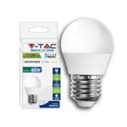 E27 G45 Collo Corto 5,5W 4000K Lampada Naturale