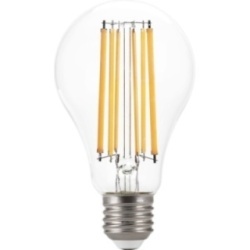 Lampada Led Filamento E27 Goccia A68 13W Calda