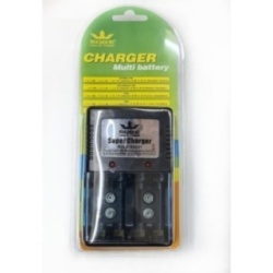 Caricatore Per Batterie Ricaricabili AA/AAA/9V