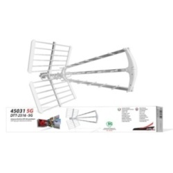 JL 45031 5G Jolly Line Antenna Direttiva Uhf Alto Guadagno Attacco F - 25 Elementi - 16 Db Con Filtro 5G