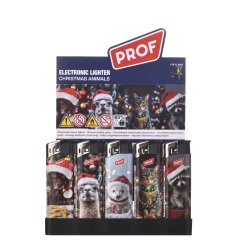 Accendino Prof Animals X-Mas 50Pz