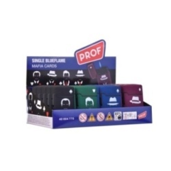 Accendino Prof Turbo Caps Mafia Cards 20 Pz