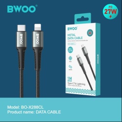 Cavo Ricarica/Dati Lightning - C-Type Nylon 27W
