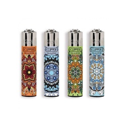 Accendino Clipper Large “Mandala 8” Confezione 48 Pezzi
