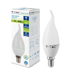 E14 Fiamma 4W 2700K Lampada Calda