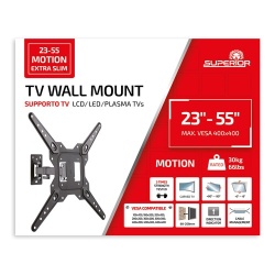 Supporto TV 23-55 Motion Extra Slim Superior