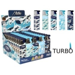 Accendino Antivento Matteo Rubber "Water" 50 Pz
