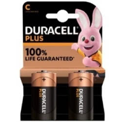Batteria Duracell C ½ Torcia Plus +100%  Bl2 Conf 10Pz