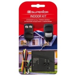 Kit Ricevitore Superior Autoapprendente Da Interno + 2 Radiocomandi