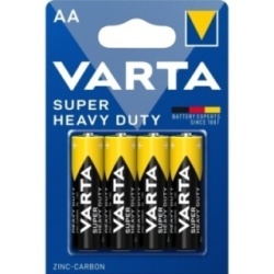 Batteria Varta AA Stilo Zinco Carbone Superlife X4 Conf.12 Bl4