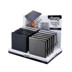 Porta Sigarette Champ Metal Slim Conf 12 Pz