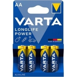 Batteria Varta AA Stilo Alkalina Longlife Power Conf.20 Bl4
