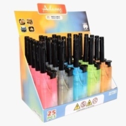 Accendigas Corto Candle Transparent Colors 25 Pz