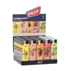 Accendino Elettronico Prof "Sexy Fruits" 50 Pz