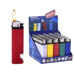 Accendino Prof Color Flint Con Apri Bottiglie