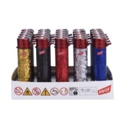 Accendino Prof Flint Big Shiny Dots 25Pz