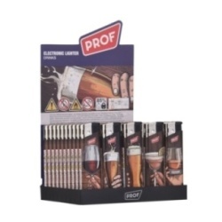 Accendino Elettronico Prof "Drinks" 50 Pz