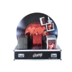 Accendino Metal Champ Ac/Dc Capsule Con Expo 12 Pz