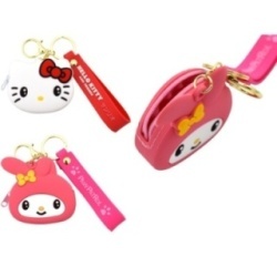 Borsellino/Portachiavi Hello Kitty In Silicone Conf 24 Pz