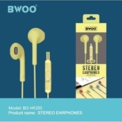 Auricolari Bwoo Hf205 Yellow Con Microfono