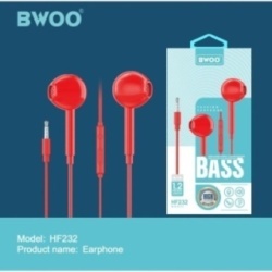 Auricolari Bwoo Hf232 Red Con Microfono
