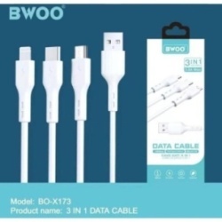 Cavo Ricarica/Dati 3In1 (Lightning,Micro Usb,C-Type)